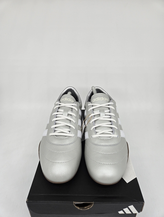 adidas Women's Grand Court Lo JQ9682 Silver Metallic Gum Shoes Size 9 - Picture 2 of 8